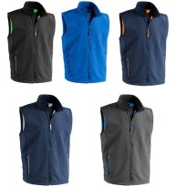 Gilet de Travail Sottozero Ponente Softshell avec Intérieur Polaire AZ200