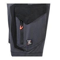 Tous Dehors - Short de travail à poches multiples extensible Cofra Bortan V593-0-02 couleur Noir Noir taille 44