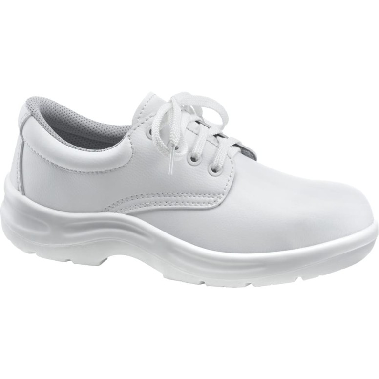 Chaussure de sécuritéblanche basse à lacets S2...