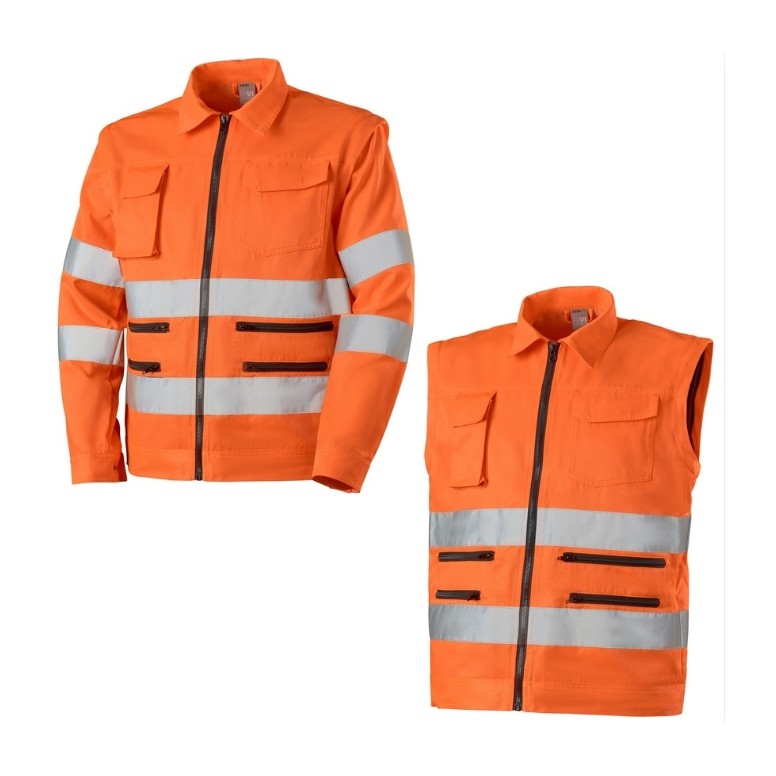 Veste de travail Neri Haute visibilité  Santa...