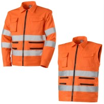 Veste de travail Neri Haute visibilité  Santa Fe Multypeches avec manches amovibles 423119