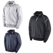 Sweat-shirt de travail Neri avec demi-zip Cermis 455059