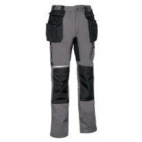 Tous dehors - Pantalons de travail extensibles à poches multiples Cofra Lemno V581-0-02 taille 60 Couleur Noir Noir