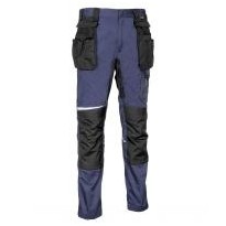 Tous dehors - Pantalons de travail extensibles à poches multiples Cofra Lemno V581-0-02 taille 60 Couleur Noir Noir