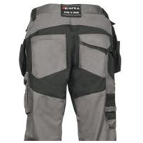 Tous dehors - Pantalons de travail extensibles à poches multiples Cofra Lemno V581-0-02 taille 60 Couleur Noir Noir