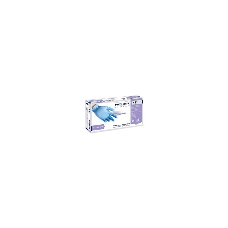 Guanti in Nitrile Ultra Sottili Reflexx 77