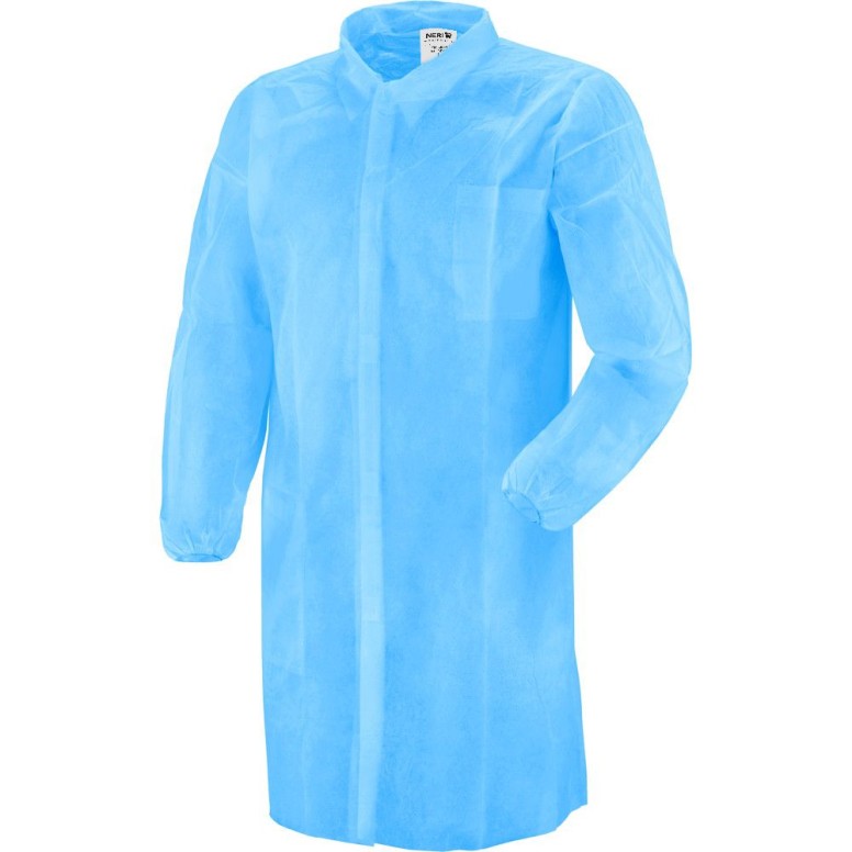 Blouse  avec fermeture à scratch en 100%...