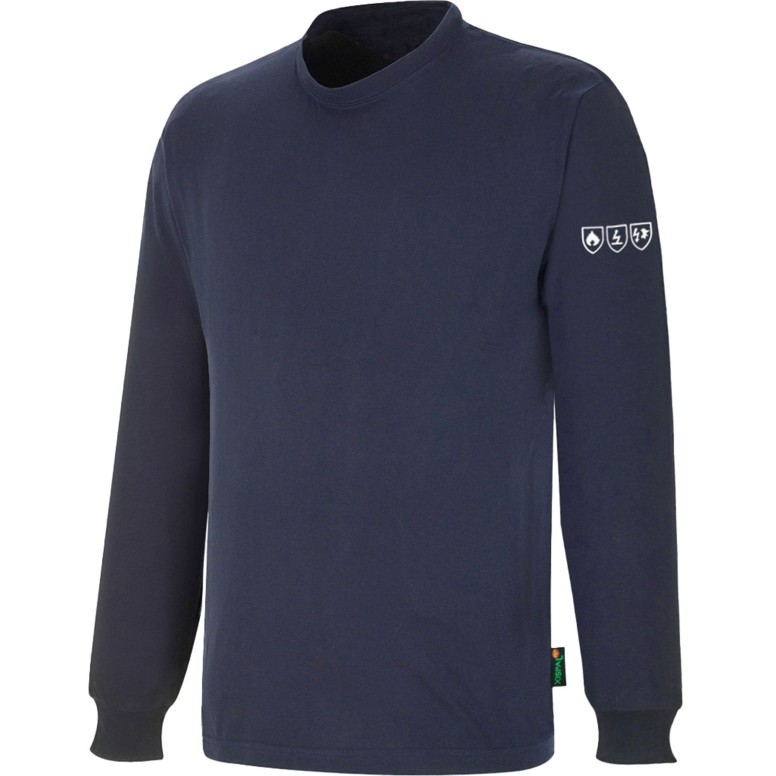 T-Shirt  Col rond à manches longues Multinorme...