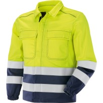 Veste de travail en tissu ignifuge antistatique et...