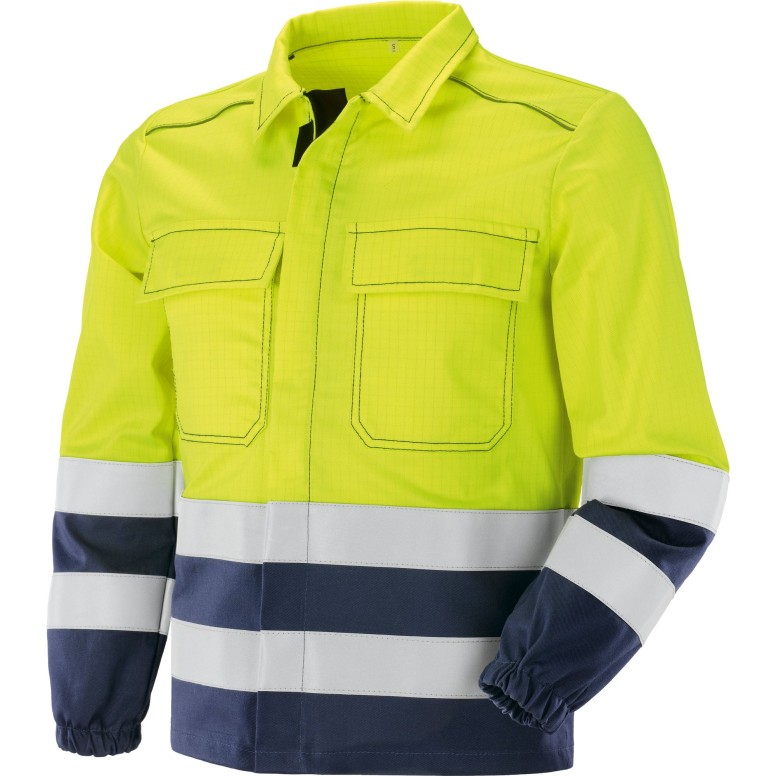 Veste de travail en tissu ignifuge antistatique...