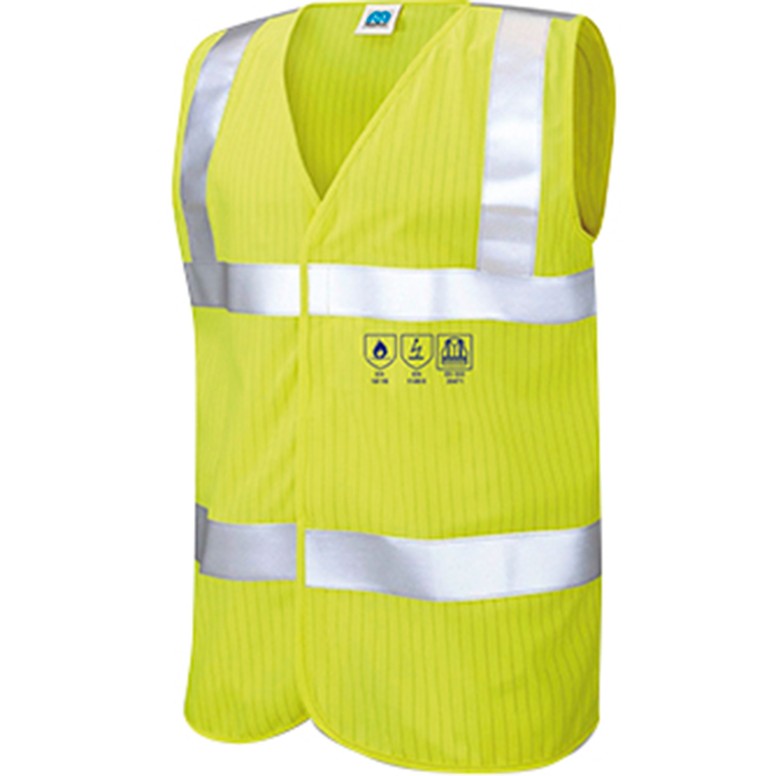 Gilet ignifuge et antistatique à haute...