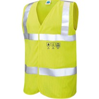 Gilet ignifuge et antistatique à haute visibilité  98% Polyester 2% Fibre antistatique 436388 Neri