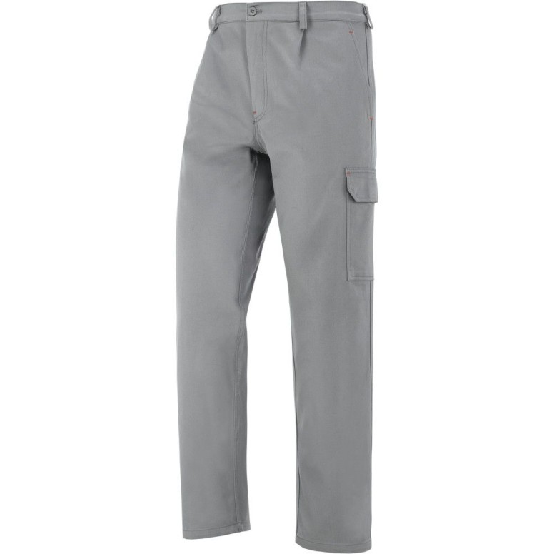 Pantalon Cargo in Coton 100% Sanforisé 435225 Neri