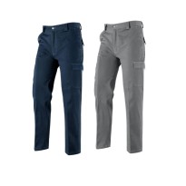 Pantalon de travail Multipoches en tissu Coton Stretch...