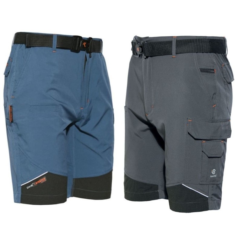 Bermudas de travail techniques de la ligne ISSA...