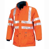 Veste à triple usage respirante haute visibilité ISSA LINE - 04630N