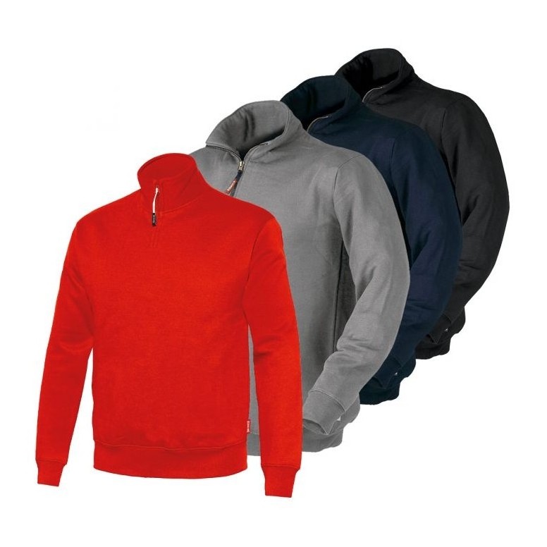 Sweat-shirt de travail à demi-zip Issa Line -...