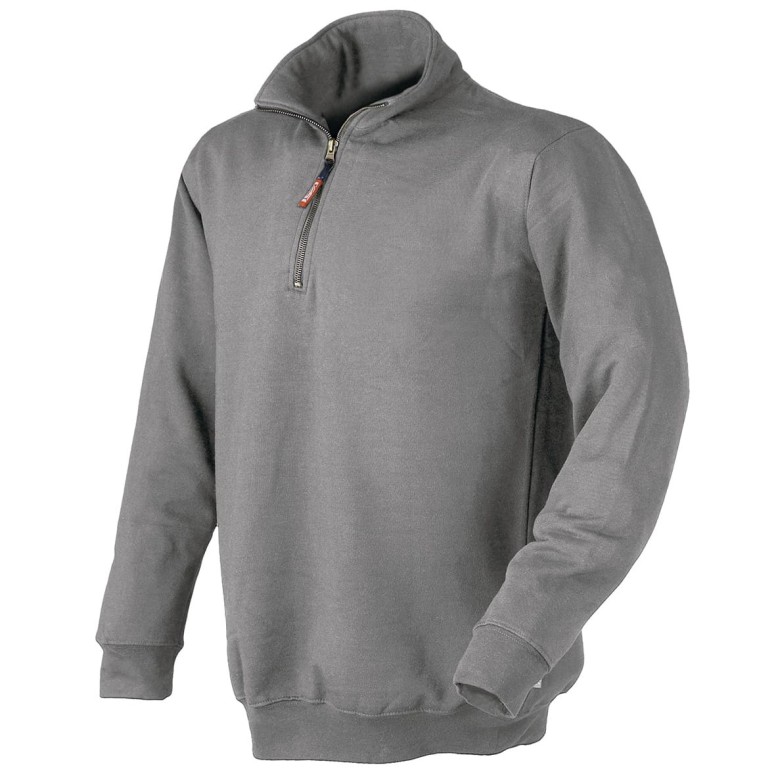 Sweat-shirt de travail à demi-zip Issa Line -...