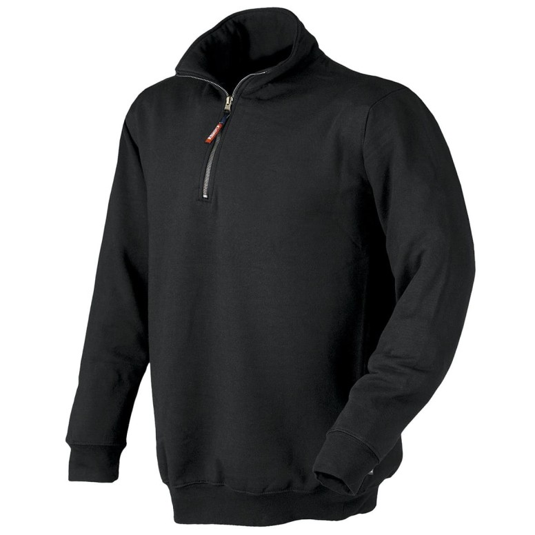 Sweat-shirt de travail à demi-zip Issa Line -...