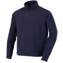 Sweat-shirt de travail en micropolaire à demi-zip ISSA LINE - 04805 Monviso