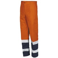 Pantalon de travail haute visibilité à poches multiples Issa Line AV 8430N