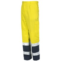 Pantalon de travail haute visibilité à poches multiples Issa Line AV 8430N