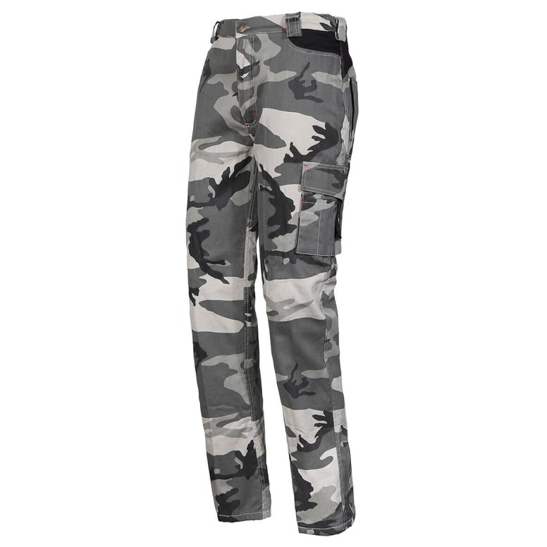 Pantalon de travail ISSA LINE camouflage hiver...