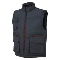 Gilet matelassé multi-poches ISSA LINE - 04027 Ring
