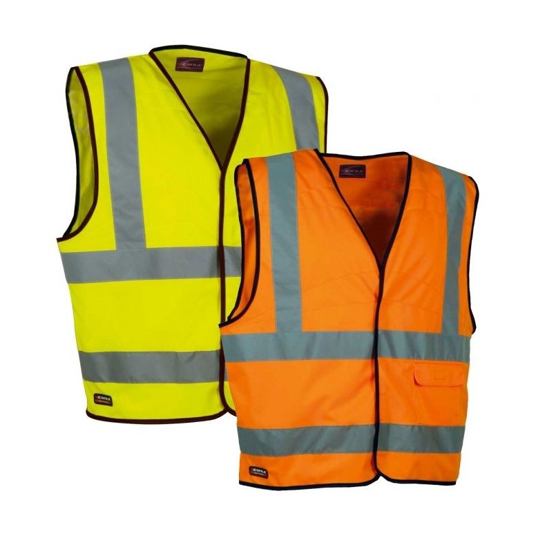 5 Pièces - Gilet de travail haute visibilité...
