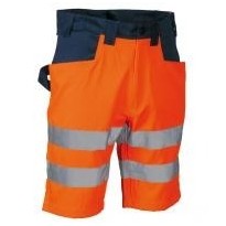 Shorts de travail haute visibilité à poches multiples Cofra Turmero V556-0-02
