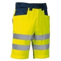 Shorts de travail haute visibilité à poches multiples Cofra Turmero V556-0-02