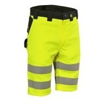 Shorts de travail haute visibilité extensibles à poches multiples Cofra Bejuma V602-0-02