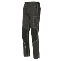 Pantalons de travail Extreme ISSA LINE Stretch 8830B Élastiques à poches multiples Slim Fit