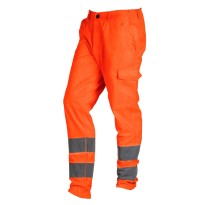 Pantalons de travail Haute visibilité LF Multipoche Slim Fit avec bandes