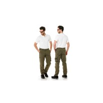 Pantalons de travail ISSA RAPTOR en coton 100 % avec poches multiples pour l'été