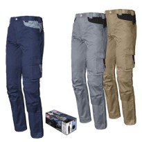 Pantalons de travail ISSA LINE Stretch 8731 avec poches latérales