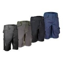 Bermuda de travail extensibles à poches multiples Cofra...