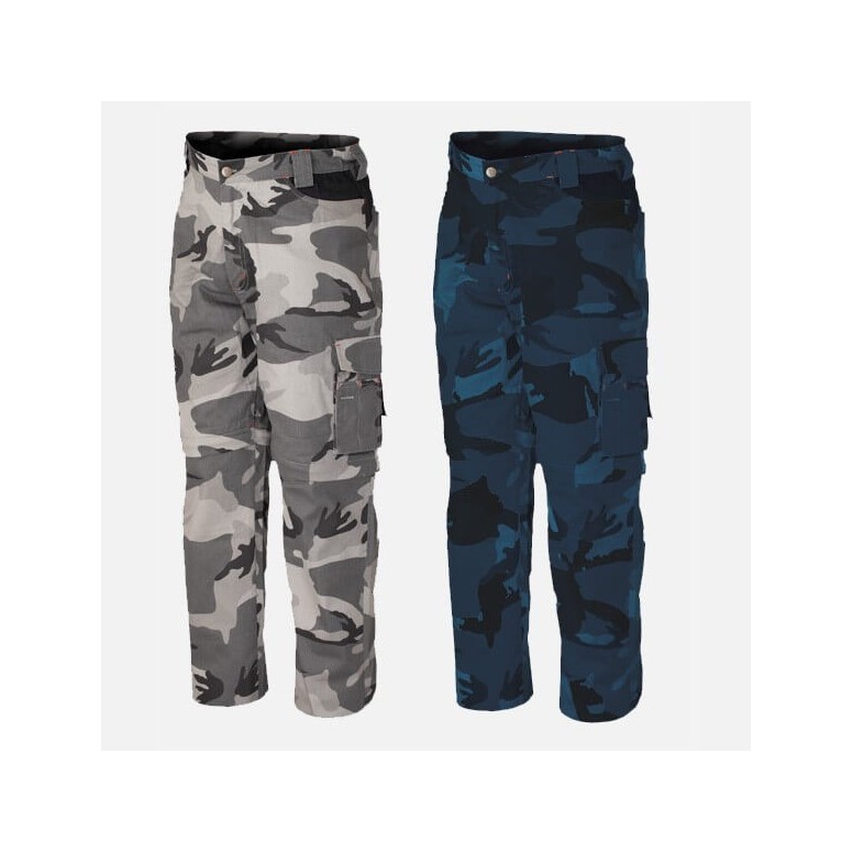 Pantalons ISSA LINE camouflage 8029N