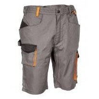 Bermuda de travail stretch élastiqué à poches multiples... 2
