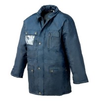 Parka de travail avec capuche intérieure ISSA LINE - 04650A