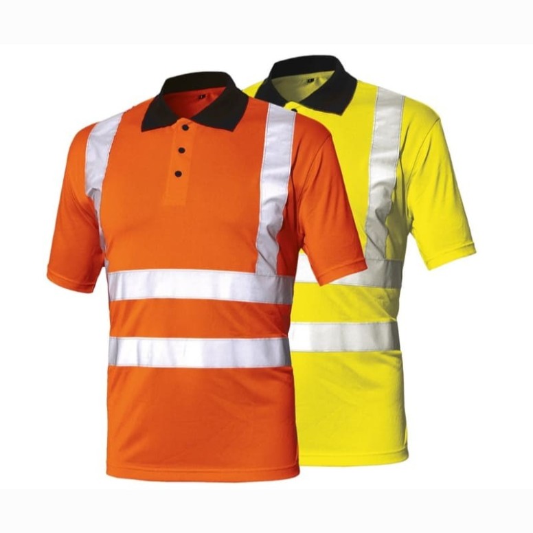 Polo Basique Haute Visibilité ISSA LINE - 08184
