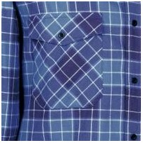 Chemise de travail Cofra Piccadilly en 100% coton flanelle V370-0-00