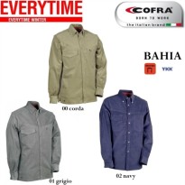Chemise en velours de travail extensible élastique Cofra Bahia V107-0-00