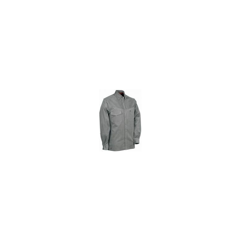 Chemise en velours de travail extensible...