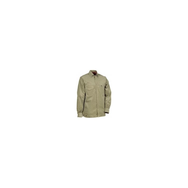 Chemise en velours de travail extensible...