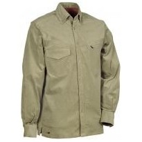 Chemise en velours de travail extensible élastique Cofra Bahia V107-0-00