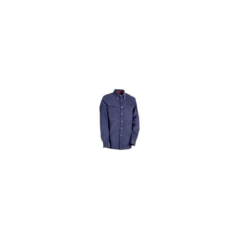 Chemise en velours de travail extensible...