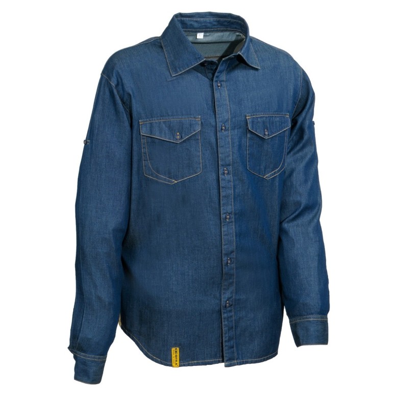 Chemise en jean de travail Cofra Virton 100 %...