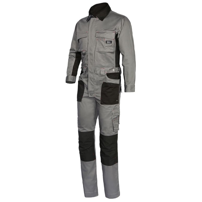Combinaison de travail en coton stretch Issa...