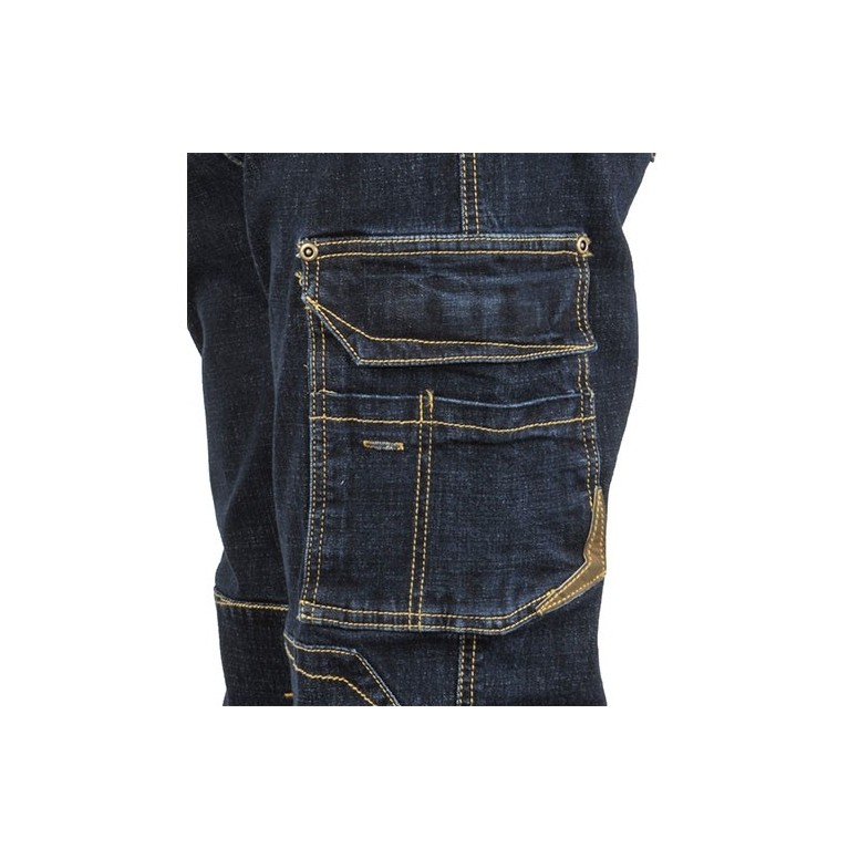 Jean de travail stretch à poches multiples...